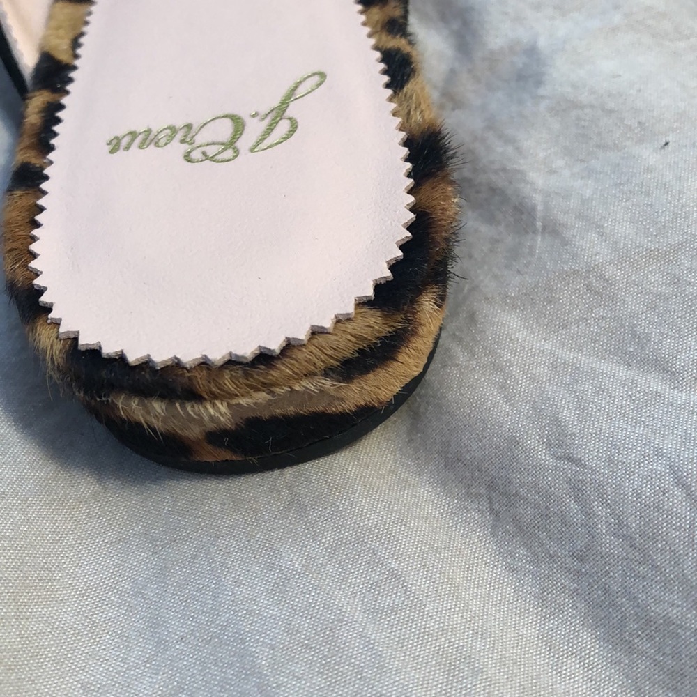 J. Crew Leopard Print Pointed Toe Slip-On Mules - Picture 5 of 5